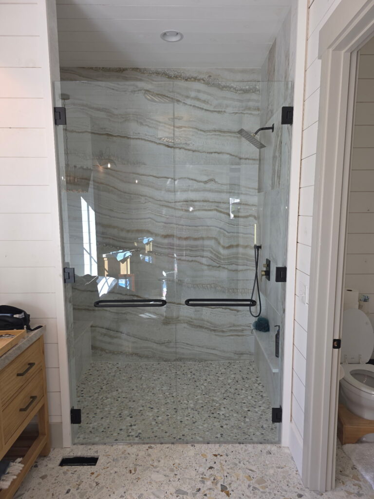 Bathroom renovation showcasing fire and water damage restoration North Georgia